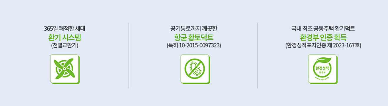 더샵 클린에어시스템 주요 기능