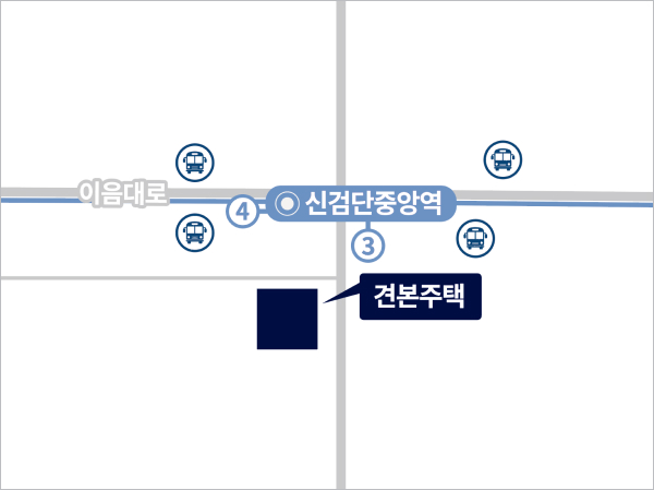 더샵 검단레이크파크 견본주택 위치 약도